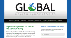 Desktop Screenshot of globalhealthlabs.com